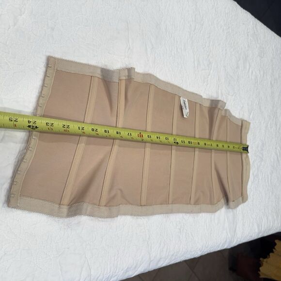 Vintage Frederick's Of Hollywood Corset Bustier Strapless Pink Lace Trimmed S - Picture 6 of 7